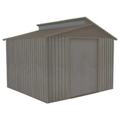 Abri De Jardin Métal Avec Puit De Lumière 7,25m² Imitation Bois Vieilli 8 Abri De Jardin Métal Avec Puit De Lumière 7,25m² Imitation Bois Vieilli -Outdoor Soldes abri de jardin metal avec puit de lumiere 725m imitation bois vieilli 3