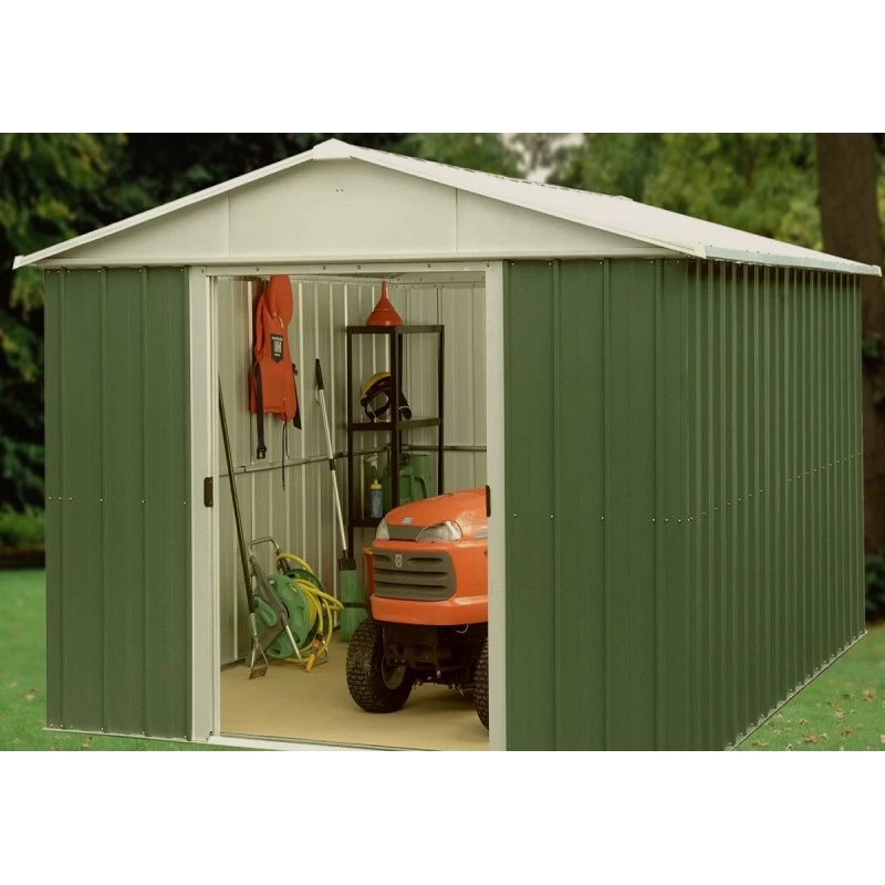 Abri De Jardin Métal Vert 7,18m² + Kit D'ancrage Inclus - YARDMASTER 2 Abri De Jardin Métal Vert 7,18m² + Kit D'ancrage Inclus - YARDMASTER – Image 2