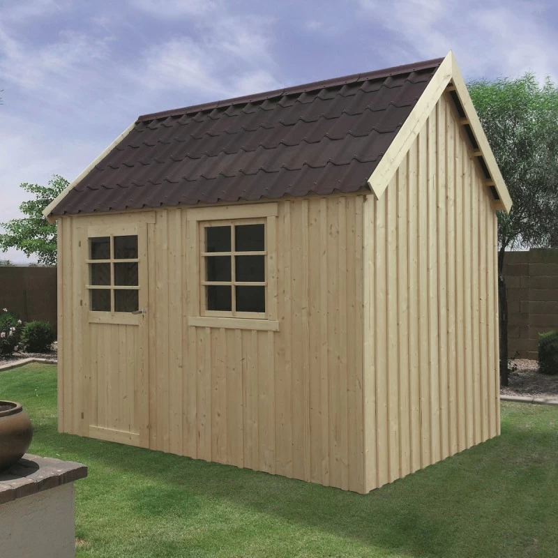 Abri De Jardin OLERON 6,44m² En Bois Massif 16mm - SOLID 1 Abri De Jardin OLERON 6,44m² En Bois Massif 16mm - SOLID
