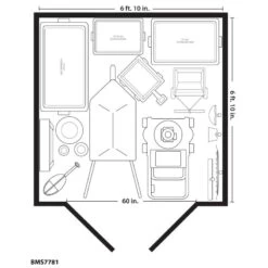 Abri De Jardin Polyéthylène 25mm Gris Clair 4,88m² Modern + Plancher - SUNCAST -Outdoor Soldes abri de jardin polyethylene 25mm gris clair 488m modern plancher suncast 4