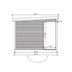 Abri De Jardin Sagres 23m² En Bois Massif 28mm Avec Terrasse Couverte - SOLID -Outdoor Soldes abri de jardin sagres 23m en bois massif 28mm avec terrasse couverte solid 2