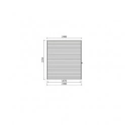 Abri De Jardin Salerno 11,65m² En Bois Traité Autoclave 19mm Avec Terrasse Couverte - SOLID -Outdoor Soldes abri de jardin salerno 1165m en bois traite autoclave 19mm avec terrasse couverte solid 2