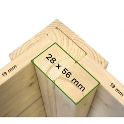 Abri De Jardin Skur 1 2,19m² + Plancher Traité Peint Gris Baltic -Outdoor Soldes abri de jardin skur 1 219m plancher traite peint gris baltic 5