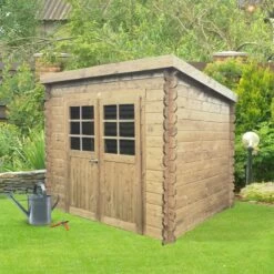 Abri De Jardin Stendal 4,91m² En Bois Massif 19mm à Toit Monopente - SOLID