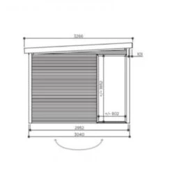 Abri De Jardin Tavira 26m² En Bois Massif 28mm Avec Terrasse Couverte - SOLID -Outdoor Soldes abri de jardin tavira 26m en bois massif 28mm avec terrasse couverte solid 2