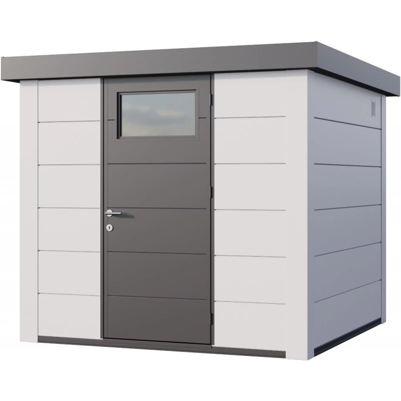 Abri En Acier Galvanisé Blanc 5,7m² Eleganto 2424 Telluria 2 Abri En Acier Galvanisé Blanc 5,7m² Eleganto 2424 Telluria – Image 2