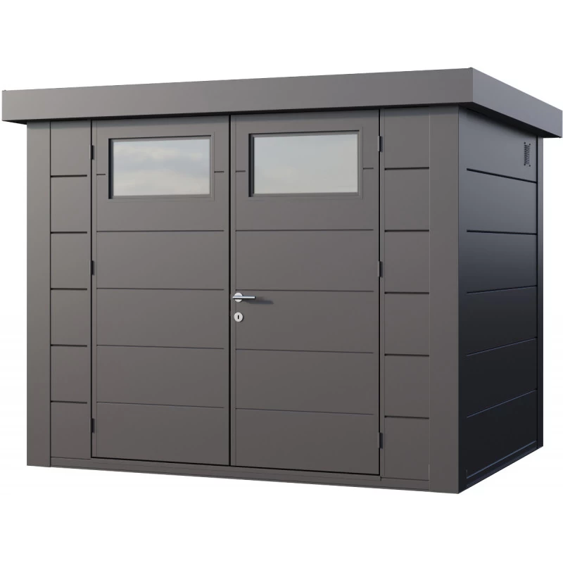 Abri En Acier Galvanisé Gris Anthracite 5,6m² Avec Double Porte Eleganto 2721 Telluria 1 Abri En Acier Galvanisé Gris Anthracite 5,6m² Avec Double Porte Eleganto 2721 Telluria