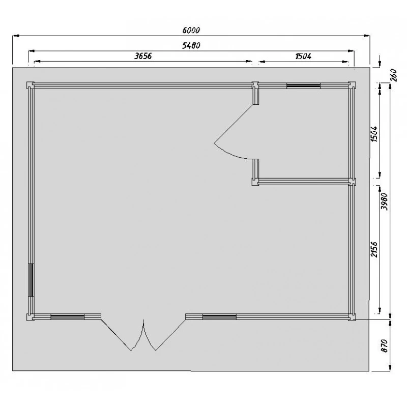 Abri En Bois 22m² Isolation Parois 100mm Traité Marron Gardy Shelter 4 Abri En Bois 22m² Isolation Parois 100mm Traité Marron Gardy Shelter – Image 4