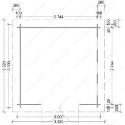 Abri En Bois Massif 9m² MODERNE Traité Marron 28mm Gardy Shelter 8 Abri En Bois Massif 9m² MODERNE Traité Marron 28mm Gardy Shelter -Outdoor Soldes abri en bois massif 9m moderne teinte marron madriers 28mm gardy shelter 2
