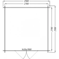 Abri En Bois Massif 9m² PLUS 28mm Traité Teinté Marron Gardy Shelter -Outdoor Soldes abri en bois massif 9m plus 28mm traite teinte marron gardy shelter 3