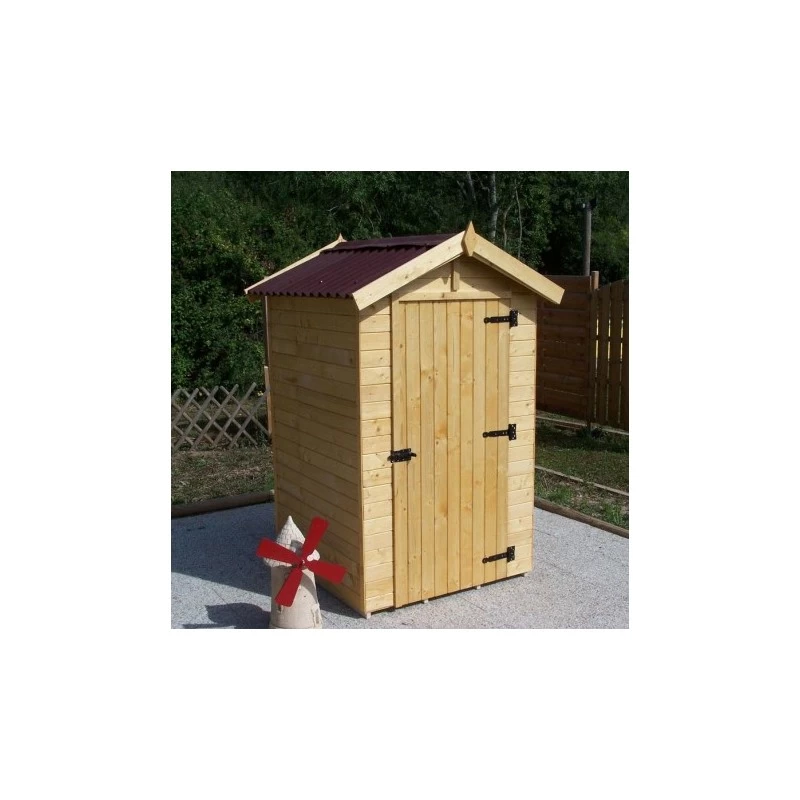 Abri En Bois Massif Certifié 2,03m² - Panneaux 16mm + Plancher 2 Abri En Bois Massif Certifié 2,03m² - Panneaux 16mm + Plancher – Image 2