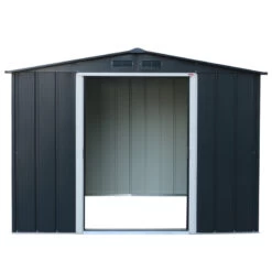 Abri En Métal Parois Hautes Anthracite Titan Premium 4,77m² DURAMAX + Kit Ancrage 8 Abri En Métal Parois Hautes Anthracite Titan Premium 4,77m² DURAMAX + Kit Ancrage -Outdoor Soldes abri en metal parois hautes anthracite titan premium 477m duramax kit ancrage 2