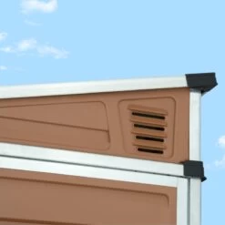 Abri En Polycarbonate 2,06m² Monopente Skylight Amber - Palram - Canopia -Outdoor Soldes abri en polycarbonate 206m monopente skylight amber palram 5