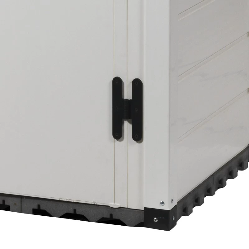 Abri Monopente 1,32m² En PVC Avec Plancher Evo Tuscany 100 – Garofalo 6 Abri Monopente 1,32m² En PVC Avec Plancher Evo Tuscany 100 – Garofalo – Image 6