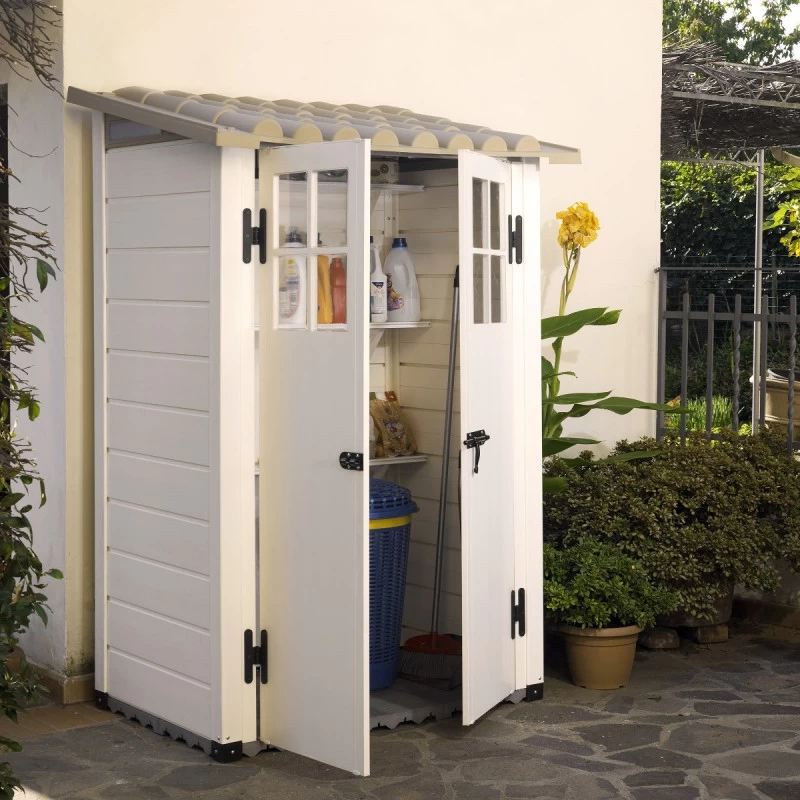 Abri Monopente 1,32m² En PVC Avec Plancher Evo Tuscany 100 – Garofalo 1 Abri Monopente 1,32m² En PVC Avec Plancher Evo Tuscany 100 – Garofalo