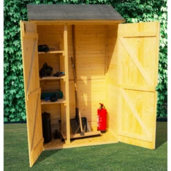 Abri Mural En Bois Brut 0,70m² Avec 3 étagères De Rangement - Habrita 8 Abri Mural En Bois Brut 0,70m² Avec 3 étagères De Rangement - Habrita -Outdoor Soldes abri mural en bois brut 070m avec 3 etageres de rangement habrita 2