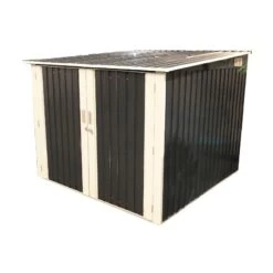 Abri Pour 3 Vélos En Métal Anthracite 3,32m² + Kit D'ancrage X-METAL 8 Abri Pour 3 Vélos En Métal Anthracite 3,32m² + Kit D'ancrage X-METAL -Outdoor Soldes abri pour 3 velos en metal anthracite 332m kit d ancrage x metal 2