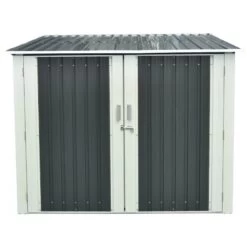 Abri Pour 3 Vélos En Métal Anthracite 3,32m² + Kit D'ancrage X-METAL 11 Abri Pour 3 Vélos En Métal Anthracite 3,32m² + Kit D'ancrage X-METAL -Outdoor Soldes abri pour 3 velos en metal anthracite 332m kit d ancrage x metal 5