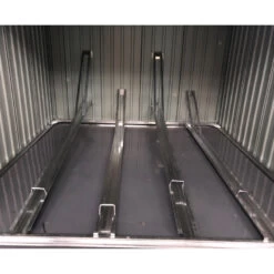 Abri Pour 4 Vélos En Métal Anthracite 4,2m² + Kit D'ancrage X-METAL -Outdoor Soldes abri pour 4 velos en metal anthracite 42m kit d ancrage x metal 3