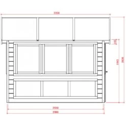 Abri Serre En Bois Massif 28mm - 8,91m² Toit Gradin SOLID 8 Abri Serre En Bois Massif 28mm - 8,91m² Toit Gradin SOLID -Outdoor Soldes abri serre en bois massif 28mm 921m toit gradin solid 2