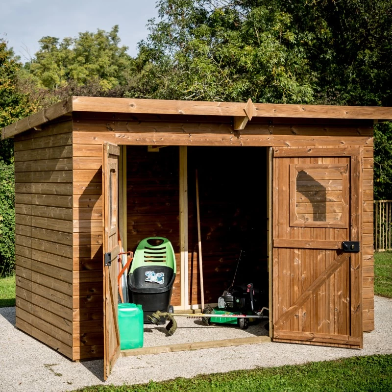 Abri Theora 7,33m² En Bois Thermo Traité Et Toiture Onduline HABRITA 1 Abri Theora 7,33m² En Bois Thermo Traité Et Toiture Onduline HABRITA