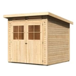Abri Toit Plat En Bois Massif 19mm 4.62m² Glücksburg 3 - Karibu 9 Abri Toit Plat En Bois Massif 19mm 4.62m² Glücksburg 3 - Karibu -Outdoor Soldes abri toit plat en bois massif 19mm 462m glucksburg 3 karibu 3