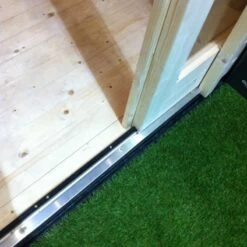 Abri Toit Plat En Bois Massif 19mm Qubic 6,05m² + Appentis 5,6m² - Karibu 10 Abri Toit Plat En Bois Massif 19mm Qubic 6,05m² + Appentis 5,6m² - Karibu -Outdoor Soldes abri toit plat en bois massif 19mm qubic 605m avec appentis karibu 4