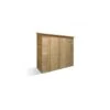 Armoire De Jardin En Bois FSC Traité Autoclave 19mm Avec Toiture Shingle