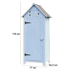 Armoire De Jardin En Bois Lasuré 0,41m² Habrita -Outdoor Soldes armoire de jardin en bois lasure 041m habrita 2