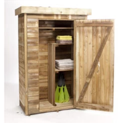 Outdoor Soldes -Outdoor Soldes armoire de jardin en bois massif traite autoclave 072m theo forest style 1