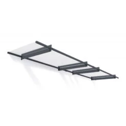 Auvent Marquise En Acrylique Gris Clair NANCY™ 4100 – Canopia By Palram -Outdoor Soldes auvent marquise en acrylique gris clair nancy 4100 canopia 2