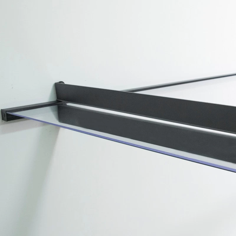 Auvent Marquise En Acrylique Gris Clair NANCY™ 4500 – Canopia By Palram 4 Auvent Marquise En Acrylique Gris Clair NANCY™ 4500 – Canopia By Palram – Image 4