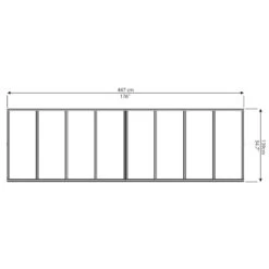 Auvent Marquise En Acrylique 3 Mm Bordeaux™ 4460 – Palram - Canopia -Outdoor Soldes auvent marquise en polycarbonate 3 mm bordeaux 4460 palram 2