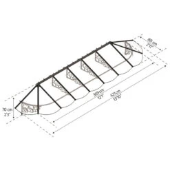 Auvent Marquise En Polycarbonate 4mm Lily XL™ 4100 – Canopia -Outdoor Soldes auvent marquise en polycarbonate 4mm lily xl 4100 canopia 2