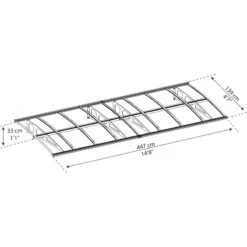 Auvent Marquise En Polycarbonate 6mm Bordeaux™ 4460 – Canopia By Palram -Outdoor Soldes auvent marquise en polycarbonate 6mm bordeaux 4460 palram canopia 2