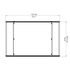 Auvent Marquise En Polycarbonate 6mm Lyra™ 1350 – Palram - Canopia -Outdoor Soldes auvent marquise en polycarbonate 6mm lyra 1350 palram 2