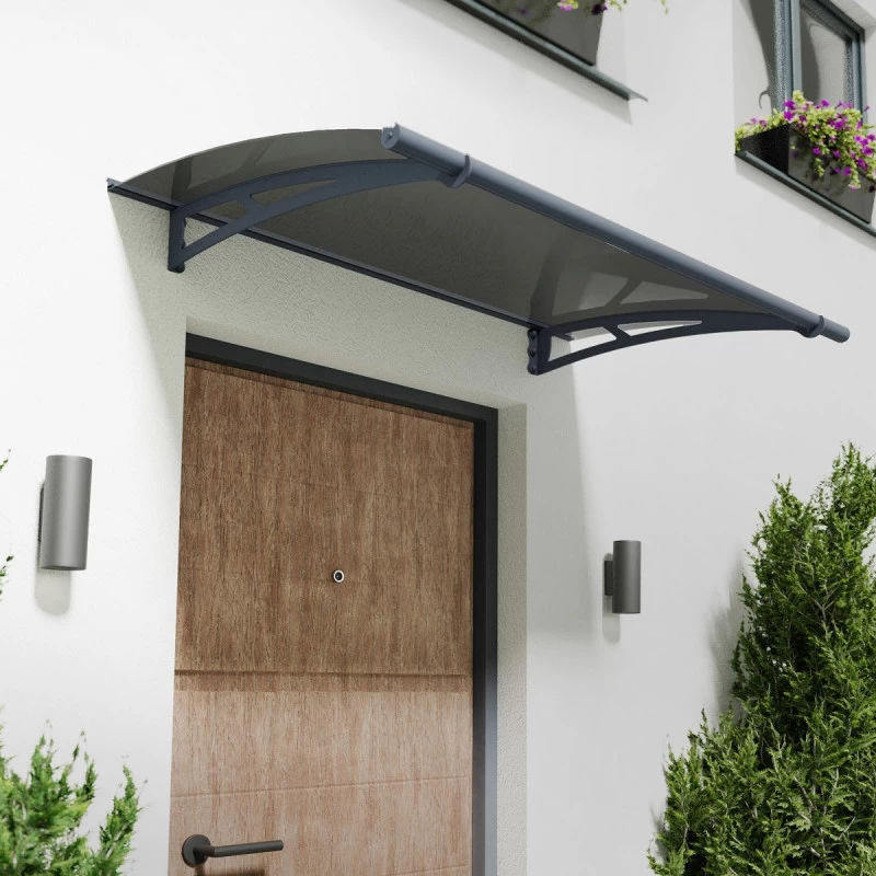 Auvent Marquise Gris AQUILA™ 1500 – Canopia By Palram 1 Auvent Marquise Gris AQUILA™ 1500 – Canopia By Palram