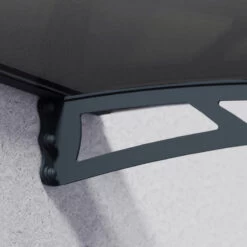 Auvent Marquise Gris AQUILA™ 4100 - Canopia By Palram -Outdoor Soldes auvent marquise gris aquila 4100 palram canopia 3