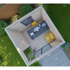 Bureau De Jardin En Bois Massif 8,88m² - Madriers 40mm Gardy Shelter -Outdoor Soldes bureau de jardin en bois massif 888m madriers 40mm gardy shelter 3