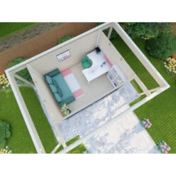 Bureau De Jardin En Bois Massif Avec Terrasse 16,5m² - Madriers 40mm Gardy Shelter 10 Bureau De Jardin En Bois Massif Avec Terrasse 16,5m² - Madriers 40mm Gardy Shelter -Outdoor Soldes bureau de jardin en bois massif avec terrasse 165m madriers 40mm gardy shelter 4