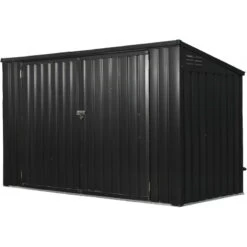 Cache-poubelle Double 172x100x131cm En Acier Pour Conteneurs 240L – Westmann