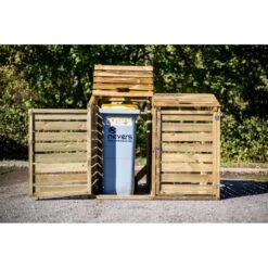 Cache Poubelle Double En Bois Massif Certifié Traité Autoclave 10 Cache Poubelle Double En Bois Massif Certifié Traité Autoclave -Outdoor Soldes cache poubelle double en bois massif certifie traite autoclave 4