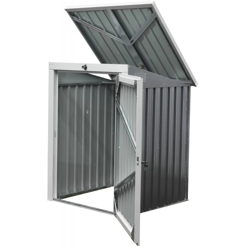 Cache-poubelle Simple En Acier Pour Conteneurs 240L – Westmann 3 Cache-poubelle Simple En Acier Pour Conteneurs 240L – Westmann – Image 3