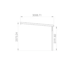 Carport Adossé 1 Voiture HENRI En Pin Traité Autoclave 15,77m² - Forest Style -Outdoor Soldes carport adosse 1 voiture pin traite autoclave 1572m 4