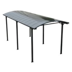 Carport Camping Car Anthracite En Aluminium 3,59x7,62m Et Polycarbonate 6mm X-METAL -Outdoor Soldes carport camping car en aluminium anthracite 359x762m et polycarbonate 6mm x metal 4