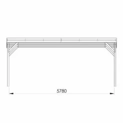 Carport Double 31m² En Bois Autoclave FSC Jean – Forest Style -Outdoor Soldes carport double 31m en bois autoclave fsc jean forest style 3