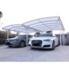 Carport Double En Aluminium Laqué Blanc Et Polycarbonate 6mm X-METAL