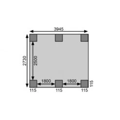 Carport Double En Bois Autoclave 28,3m² Et Toit En Acier – KARIBU 10 Carport Double En Bois Autoclave 28,3m² Et Toit En Acier – KARIBU -Outdoor Soldes carport double en bois autoclave 283m et toit en acier karibu 4