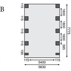 Carport Double En Bois Autoclave 50,9m², Toit En PVC Gris Et Deux Poteaux En Arc – KARIBU 9 Carport Double En Bois Autoclave 50,9m², Toit En PVC Gris Et Deux Poteaux En Arc – KARIBU -Outdoor Soldes carport double en bois autoclave 509m toit en pvc gris et deux poteaux en arc karibu 3