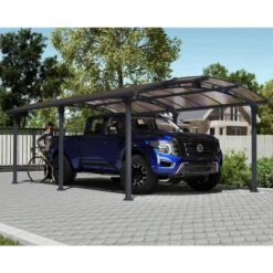 Carport En Alu Gris Et Polycarbonate 1 Voiture 23,3m² Arcadia™ 6400 – Canopia 10 Carport En Alu Gris Et Polycarbonate 1 Voiture 23,3m² Arcadia™ 6400 – Canopia -Outdoor Soldes carport en alu gris et polycarbonate 1 voiture 233m arcadia 6400 canopia 4